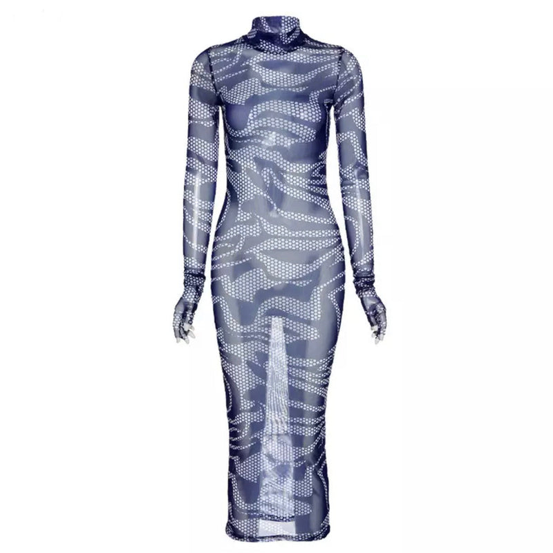 SEE-THROUGH MAXI