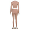 Khaki Lucky Two Piece Set