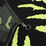 Christian Midi - Black and Green Pencil Skirt