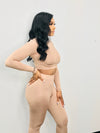Khaki Lucky Two Piece Set