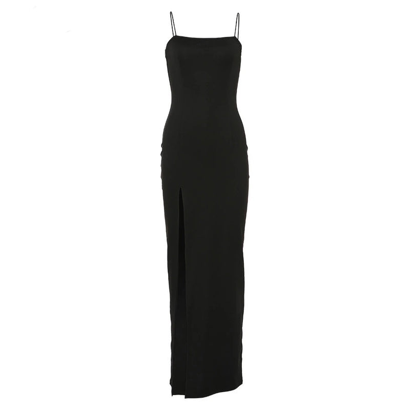 Erica - Red Long High Slit Maxi Dress