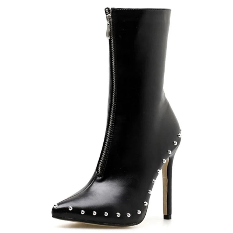 Black Stud Boots