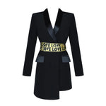Caution Love - Blazer Dress