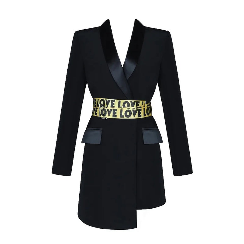 Caution Love - Blazer Dress