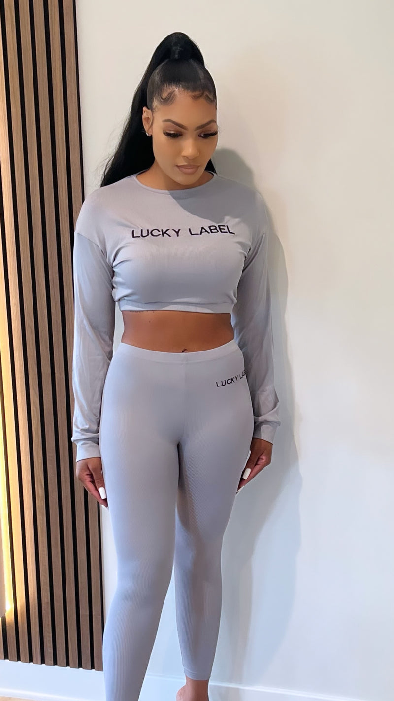 Lucky Two Piece Long Sleeve Leggings Set
