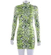 Snakeskin Bodycon Dress