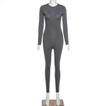 Snatched Gray One Piece