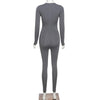 Snatched Gray One Piece