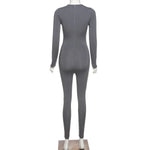 Snatched Gray One Piece