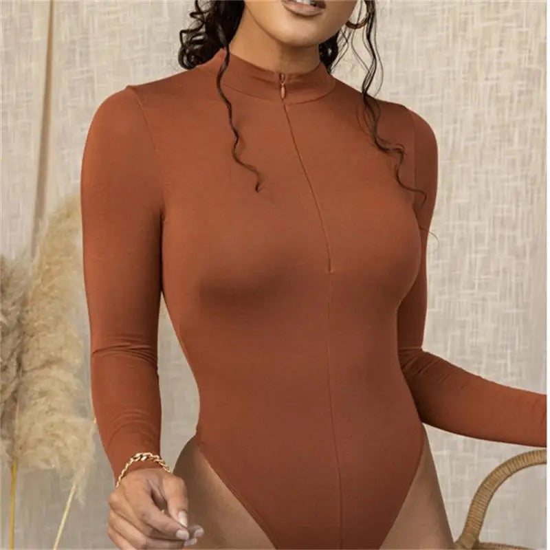 Brown Bodysuit