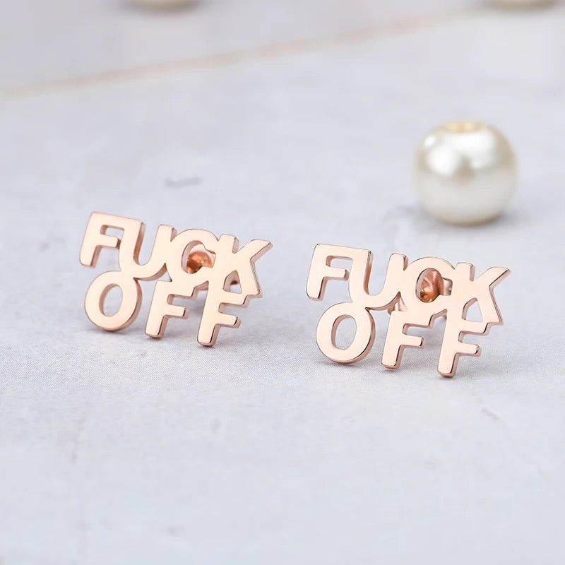 F*CK OFF Earrings