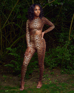 Candice - Leopard Print Two Piece