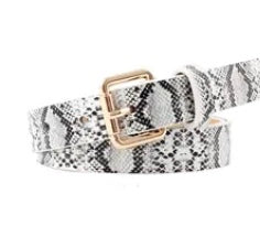 SNAKE SKIN BELT