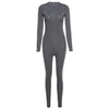 Snatched Gray One Piece