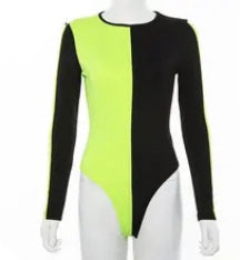 TWO TONE BODYSUIT