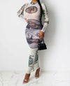 SHOW ME THE MONEY MESH MAXI DRESS