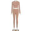 Khaki Lucky Two Piece Set
