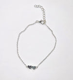 DOUBLE HEART ANKLET