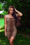 Tiger Print Mini Dress