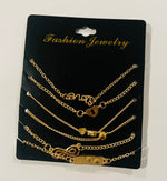 GOLD ANKLETS