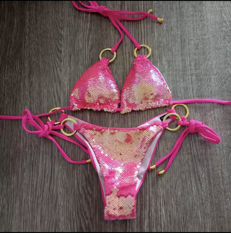 PRETTY MERMAID - BLING BIKINI SET